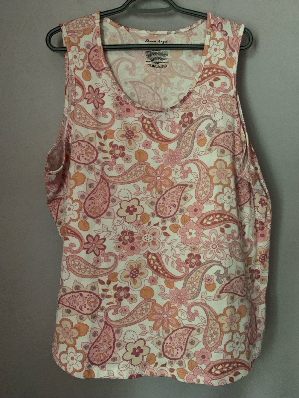 Dream Angel 1X Pink Top and Shorts Pajama Set